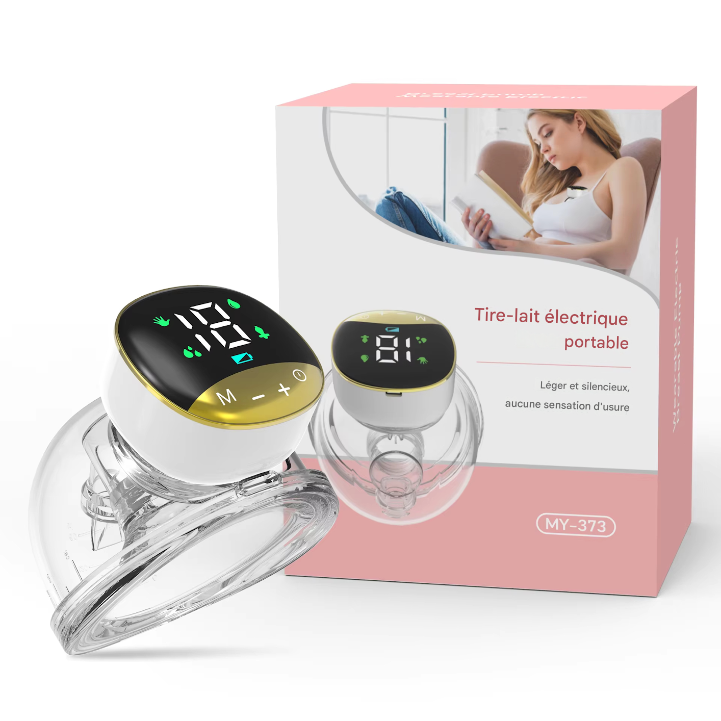 🤱 Tire-Lait Électrique Portable & Silencieux – Mains Libres, Confort et Efficacité