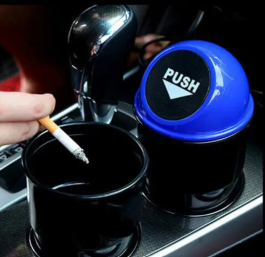 🚗 Mini Poubelle de Voiture à Couvercle Push – Gardez Votre Véhicule Propre et Ordonné