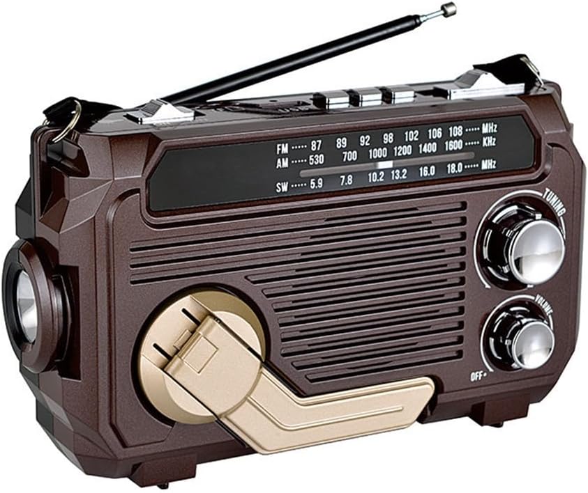 📻☀️ Radio Solaire Multifonction – Bluetooth, MP3 & Rechargeable