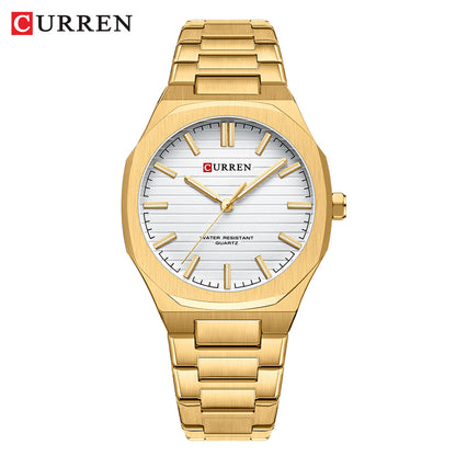 CURREN 8456 Doré – Montre Chronographe Quartz 42 mm