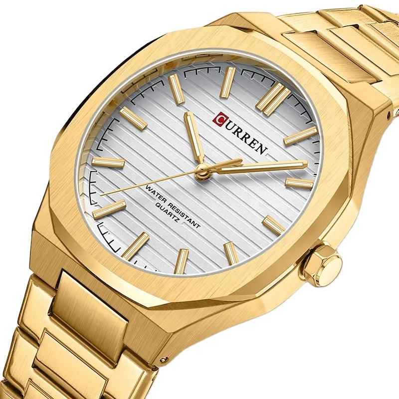 CURREN 8456 Doré – Montre Chronographe Quartz 42 mm