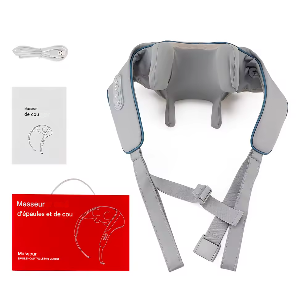 💆‍♀️ Masseur Électrique Sans Fil – Pour Cou, Épaules et Dos