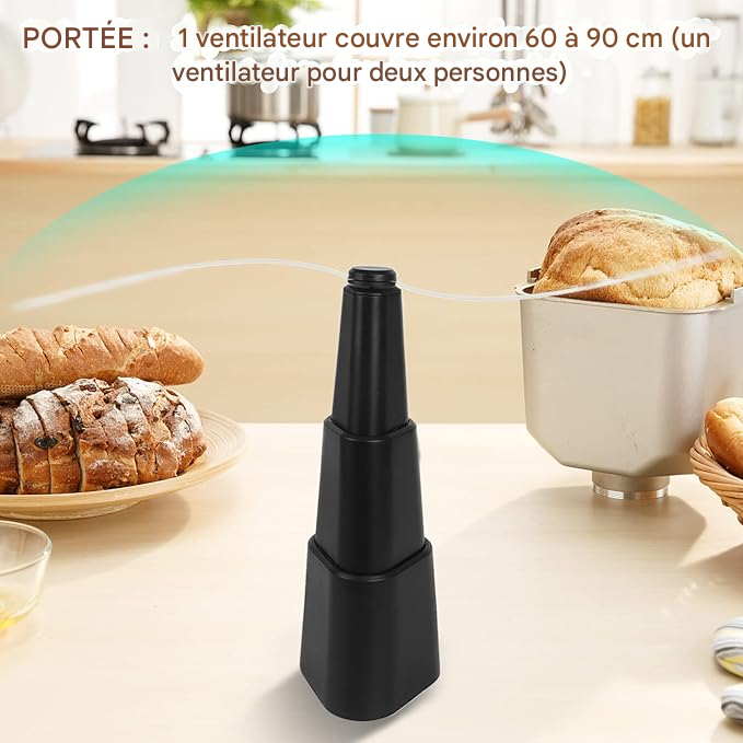 🦟❌ Répulsif Anti-Mouches à Hélices – Gardez Vos Plats Propres et Protégés ! 🍽️✨